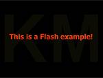 Flash example